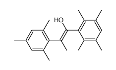 2-(2.4.6-trimethyl-phenyl)-1-(2.3.5.6-tetramethyl-phenyl)-propen-(1)-ol-(1) Structure