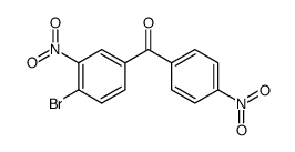 4-bromo-3,4'-dinitro benzophenone Structure