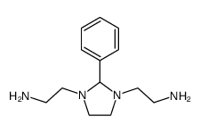 2-[3-(2-amino-ethyl)-2-phenylimidazolidin-1-yl]-ethylamine结构式