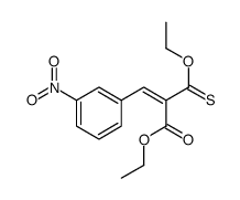ethyl 2-ethoxycarbothioyl-3-(3-nitrophenyl)prop-2-enoate Structure