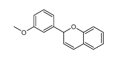 2-(3-methoxyphenyl)-2H-chromene结构式