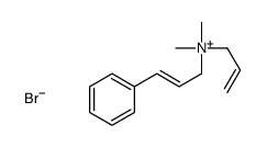 dimethyl-(3-phenylprop-2-enyl)-prop-2-enylazanium,bromide结构式