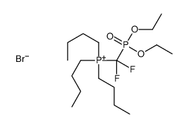 tributyl-[diethoxyphosphoryl(difluoro)methyl]phosphanium,bromide Structure