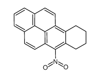 6-Nitro-7,8,9,10-tetrahydrobenzo(A)pyrene结构式
