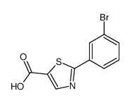 2-(3-bromophenyl)-1,3-thiazole-5-carboxylic acid Structure