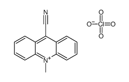 10-methylacridin-10-ium-9-carbonitrile,perchlorate结构式