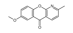 7-methoxy-2-methylchromeno[2,3-b]pyridin-5-one结构式