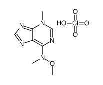 N-methoxy-N,3-dimethylpurin-6-amine,perchloric acid结构式