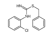 benzyl N'-(2-chlorophenyl)carbamimidothioate Structure