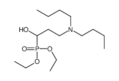 3-(dibutylamino)-1-diethoxyphosphorylpropan-1-ol Structure