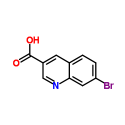 7-溴喹啉-3-甲酸结构式
