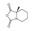 (8aS)-8a-methyl-5,6,7,8-tetrahydro-[1,3]oxazolo[3,4-a]pyridine-1,3-dione结构式