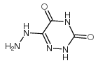 5-肼基-6-氮杂尿嘧啶结构式