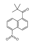 2,2-dimethyl-1-(5-nitronaphthalen-1-yl)propan-1-one Structure