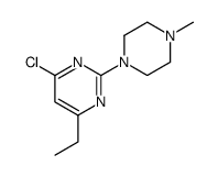 4-chloro-6-ethyl-2-(4-methylpiperazin-1-yl)pyrimidine Structure
