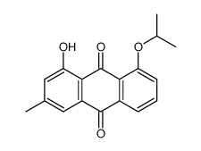 1-hydroxy-3-methyl-8-propan-2-yloxyanthracene-9,10-dione Structure