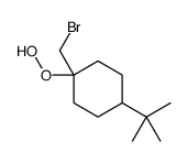1-(bromomethyl)-4-tert-butyl-1-hydroperoxycyclohexane结构式