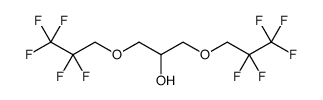 2-Propanol, 1,3-bis(2,2,3,3,3-pentafluoropropoxy)- Structure