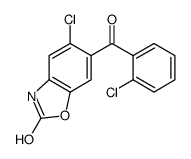 5-chloro-6-(2-chlorobenzoyl)-3H-1,3-benzoxazol-2-one Structure