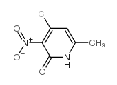 4-氯-6-甲基-3-硝基吡啶2(1H)-酮结构式