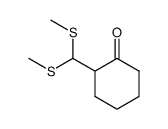 2-(bis(methylthio)methyl)cyclohexan-1-one Structure