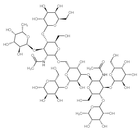 Difucosyllacto-N-hexaose Structure