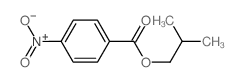 p-Nitrobenzoic acid, isobutyl ester Structure