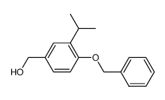 (4-benzyloxy-3-isopropylphenyl)methanol Structure