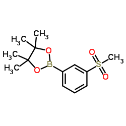 3-甲砜基苯硼酸频哪醇酯结构式