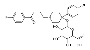 氟哌啶醇-β-D-葡萄糖醛酸结构式
