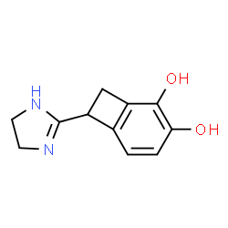 Bicyclo[4.2.0]octa-1,3,5-triene-2,3-diol, 7-(4,5-dihydro-1H-imidazol-2-yl)- (9CI)结构式