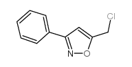 5-(CHLOROMETHYL)-3-PHENYLISOXAZOLE Structure