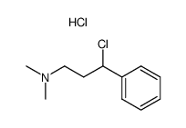 (3-氯-3-苯基-丙基)-二甲基-胺盐酸盐结构式