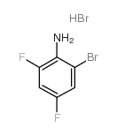 2-bromo-4,6-difluoroaniline hydrobromide Structure