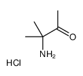 3-氨基-3-甲基丁-2-酮盐酸盐结构式