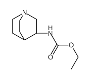 3-Quinuclidinecarbamic acid, ethyl ester structure
