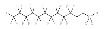 1H,1H,2H,2H-全氟十二烷基三氯硅烷结构式