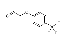 1-[4-(trifluoromethyl)phenoxy]propan-2-one结构式