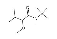 N-(tert-butyl)-2-methoxy-3-methylbutanamide结构式