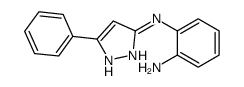 2-N-(5-phenyl-1H-pyrazol-3-yl)benzene-1,2-diamine Structure