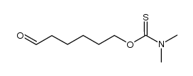 O-6-oxohexyl dimethylcarbamothioate structure