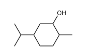 5-isopropyl-2-methylcyclohexanol结构式