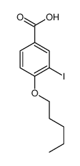 3-碘-4-(戊基氧基)苯甲酸结构式
