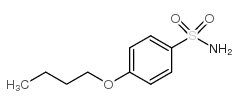 4-(N-丁氧基)苯磺酰胺结构式