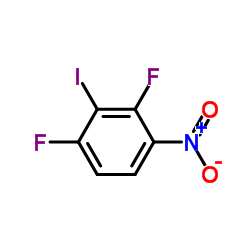 1,3-二氟-2-碘-4-硝基苯结构式
