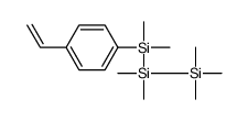 [dimethyl(trimethylsilyl)silyl]-(4-ethenylphenyl)-dimethylsilane Structure