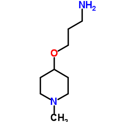 {3-[(1-甲基哌啶-4-基)氧基]丙基}胺结构式