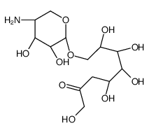 8-O-(4-amino-4-deoxyarabinopyranosyl)-3-deoxyoctulosonic acid Structure