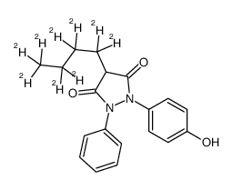 Oxyphenbutazone-d9 Structure