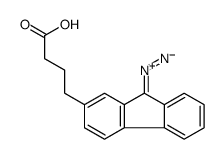 9-diazofluorene-2-butyric acid结构式